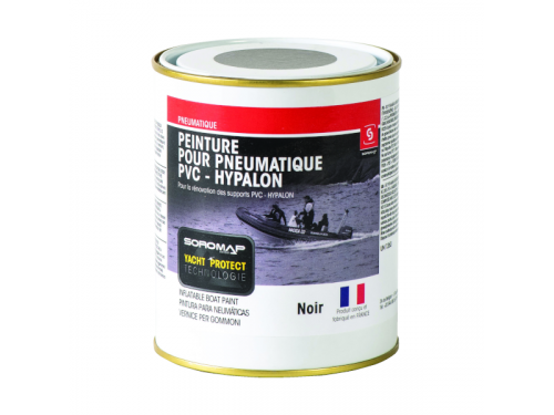 SOROMAP - Peinture pour pneumatique Noir 250ml