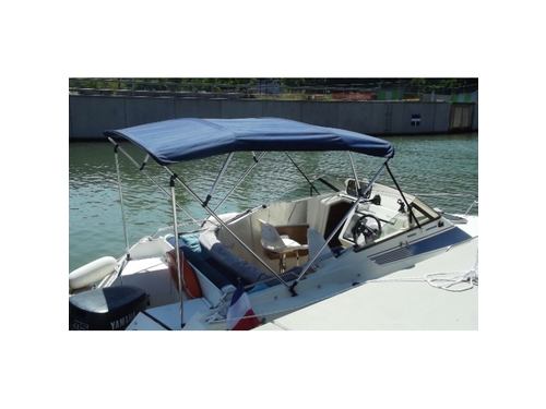 MATC - Bimini alu 4 arceaux Largeur de 2160 à 2285mm