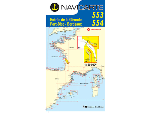 Navicarte 553-554 - Entrée Gironde Pt Bloc Bordeaux