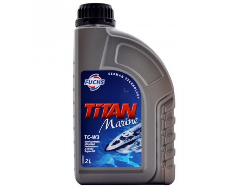 Huile TITAN TC-W3 pour moteur 2T - Bidon de 1L