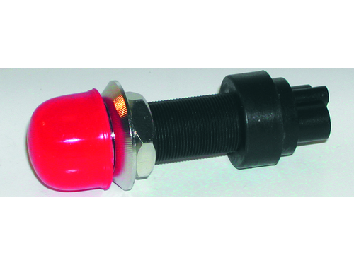 Interrupteur à poussoir étanche 30A ROUGE