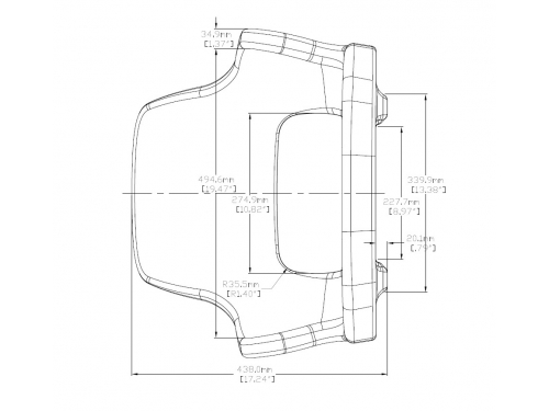 PLASTIMO Siège pilote polyéthylène