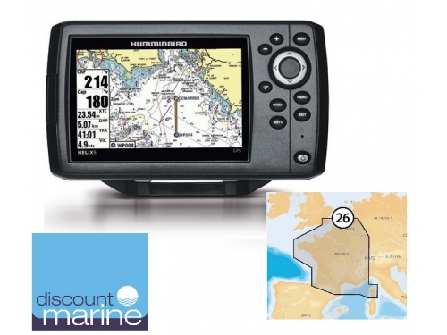 HUMMINBIRD Helix 5G2 GPS Traceur avec carte 26G