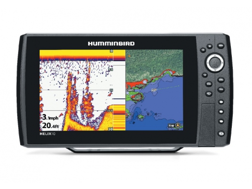 HUMMINBIRD Combiné Helix 10 2D sonde Tableau Arrière GPS Sondeur 