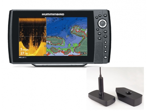 HUMMINBIRD Helix 10 DI combiné GPS Sondeur Sonde Traversante