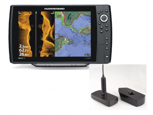 HUMMINBIRD Helix 12 GPS Side Imaging sonde Traversante