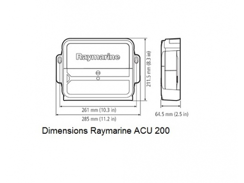 RAYMARINE Pilote automatique Evolution P70Rs ACU200 pompe Type1