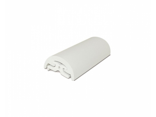 Profil de liston Radial -  PVC blanc 40mm