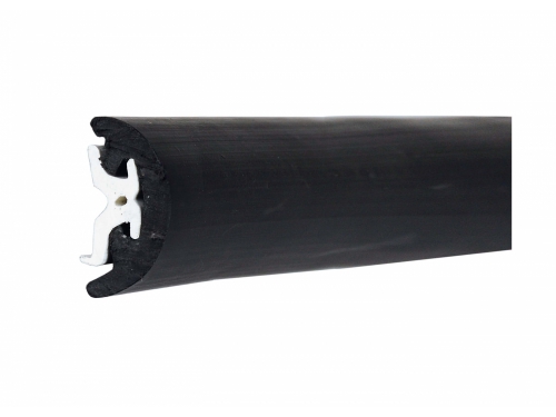 Profil de liston Radial -  PVC noir 40mm