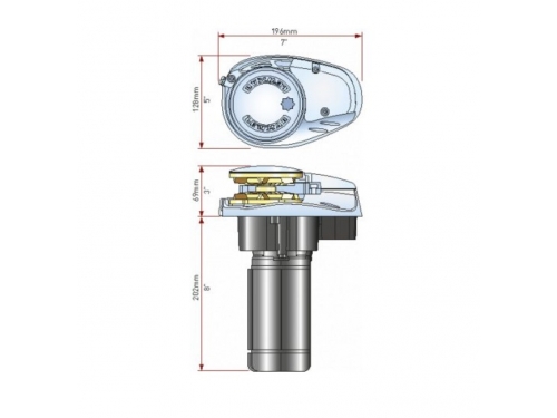 LEWMAR Guindeau V700 - 6/7 mm - 12V - 320 W