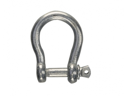 Manille Lyre acier glavanisé 6mm par 2