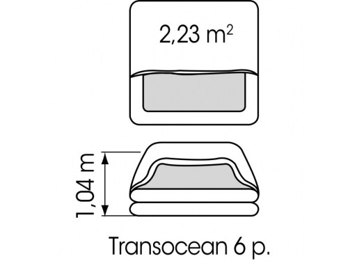 Radeau de survie hauturier 6 pers en container (+ de 24H) Plastimo