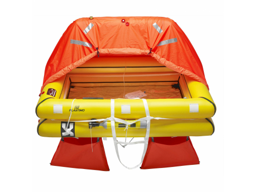 Radeau de survie hauturier 6 pers en container (+ de 24H) Plastimo