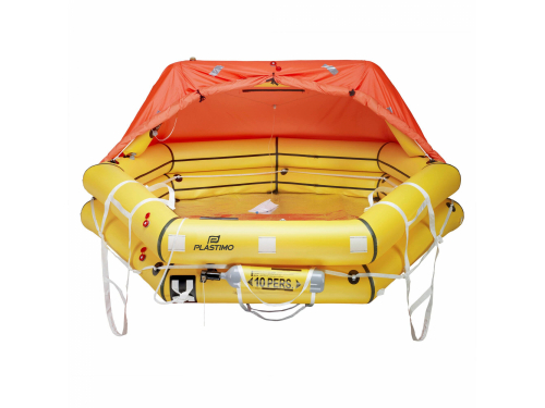 Radeau de survie hauturier 10 pers en sac (+ de 24H) Plastimo