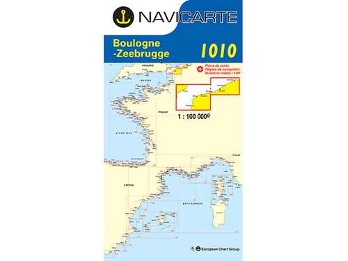 NAVICARTE - Carte1010 - Ostende - Boulogne - Le Pas de Calais