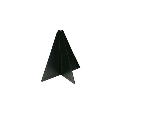 PLASTIMO - Cône noir 35x34cm