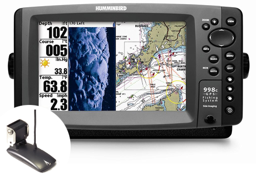 HUMMINBIRD - Combiné GPS sondeur 998c HD-SI sonde tab. ar.