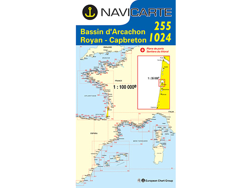 NAVICARTE - 255 - 1024 Bassin d'Arcachon Royan Capbreton