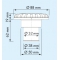 PLASTIMO Nable carburant plastique Chromé Diam 38