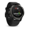 GARMIN FENIX 5 Gray avec bracelet noir - Pack Performer - HRM-Tri™