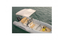 MATC - Bimini alu 3 arceaux largeur de 1370 à 1530mm