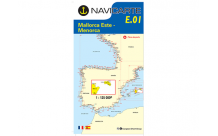 NAVICARTE Carte marine E01 Majorque Est - Minorque