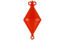 PLASTIMO Bouée de corps-mort à anneaux diam 32cm Orange