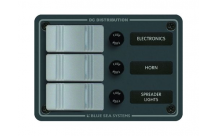 BLUE SEA SYSTEMS - Tableaux électriques 3 interrupteurs vertical